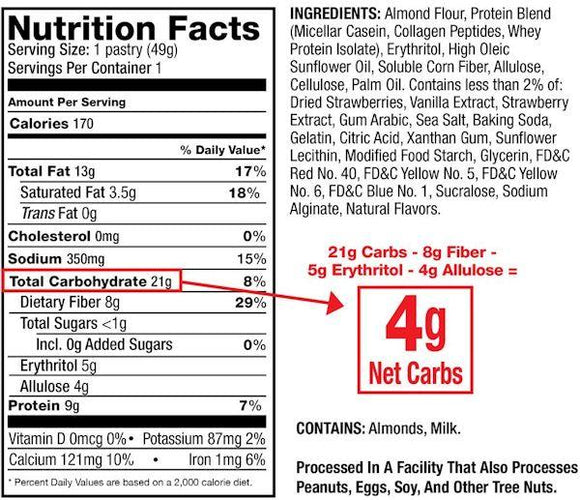 Legendary Foods Tasty Pastry Toaster Pastries 14 Pack Cinnamon facts