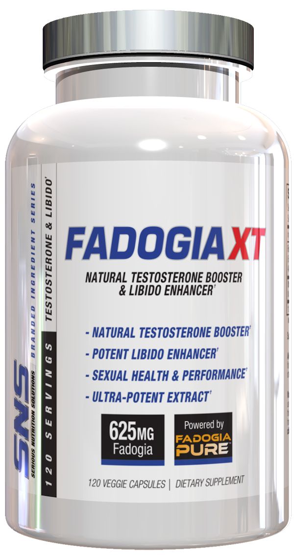 SNS Serious Nutrition Solutions Fadogia XT Natural Test Booster 120 Caps
