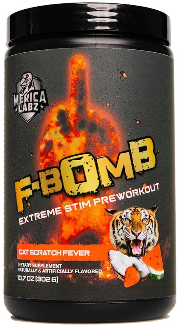 Merica Labz F-Bomb Pre-Workout fruit