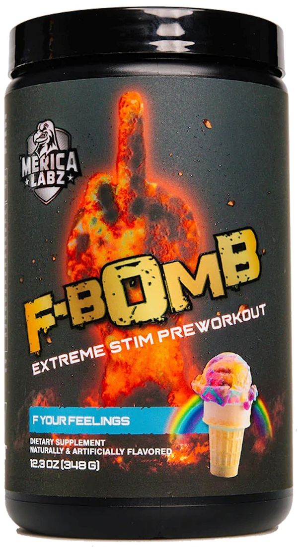 Merica Labz F-Bomb Pre-Workout sour