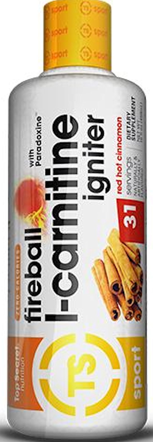 Top Secret Nutrition Fireball L-Carnitine Liquid 31 servings-1