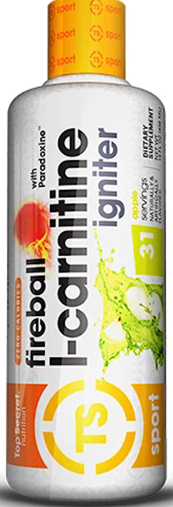 Top Secret Nutrition Fireball L-Carnitine Liquid 31 servings