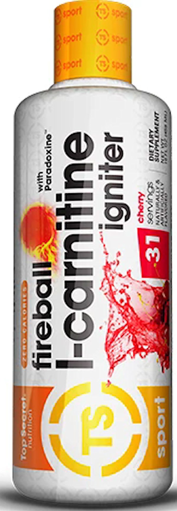 Top Secret Nutrition Fireball L-Carnitine Liquid 31 servings