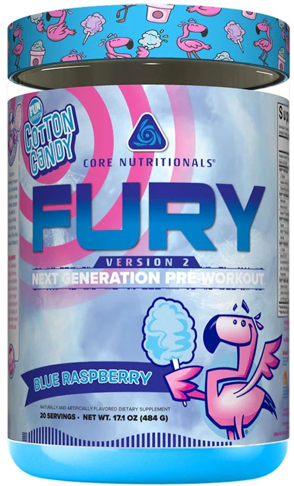 Core Nutritionals Fury Version 2 blue