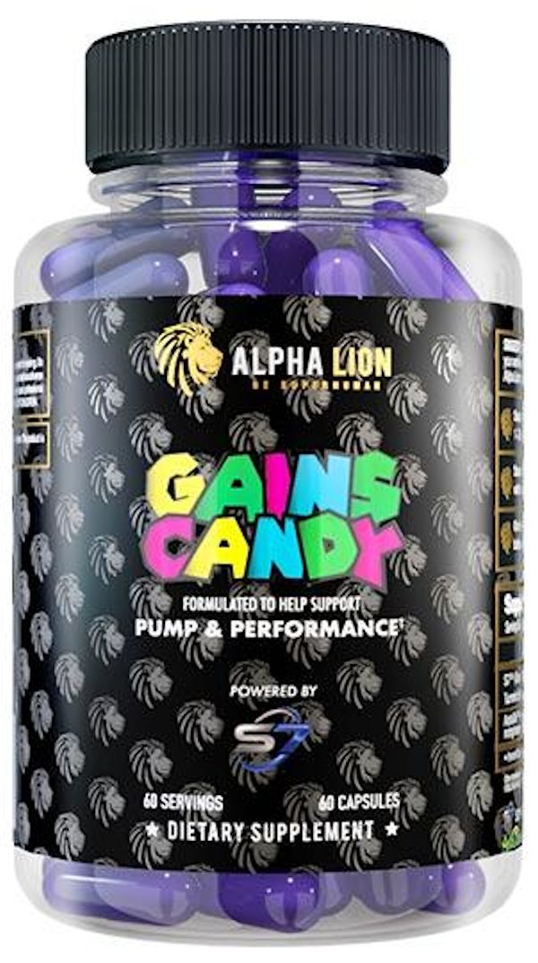 Alpha Lion Gain Candy S7 Muscle Pumps 60