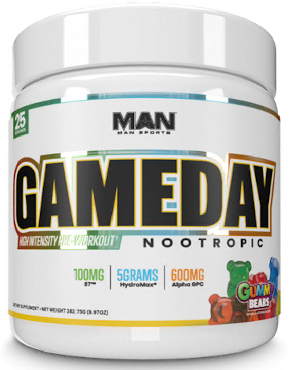 Man Sports Game Day pre-workout Nootropic Focus 4