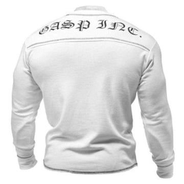 GASP Men's Thermal Longsleeves White