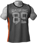 GASP Men Clothing GASP NO1 MESH TANK Black/Flame