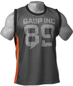 GASP Men Clothing GASP NO1 MESH TANK Black/Flame