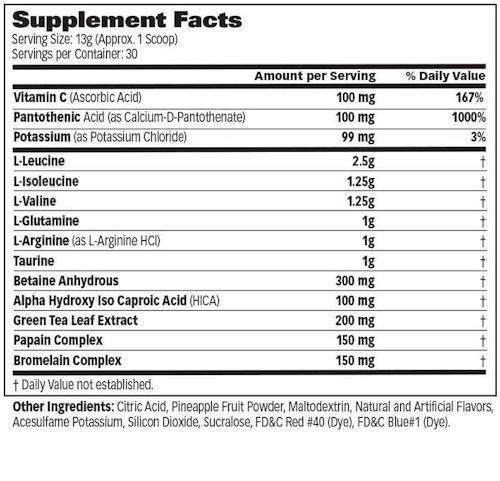 GAT Sports BCAA Tropical Lime Mojito GAT Sports Amino GT