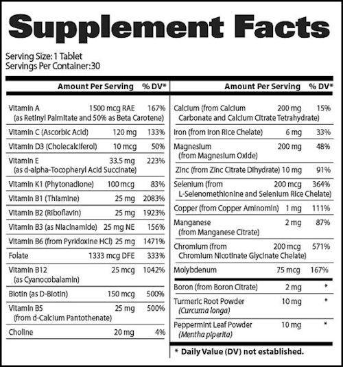 GAT Sports Multi Vitamin GAT Sports Women's Multi Vitamin 30 Tabs