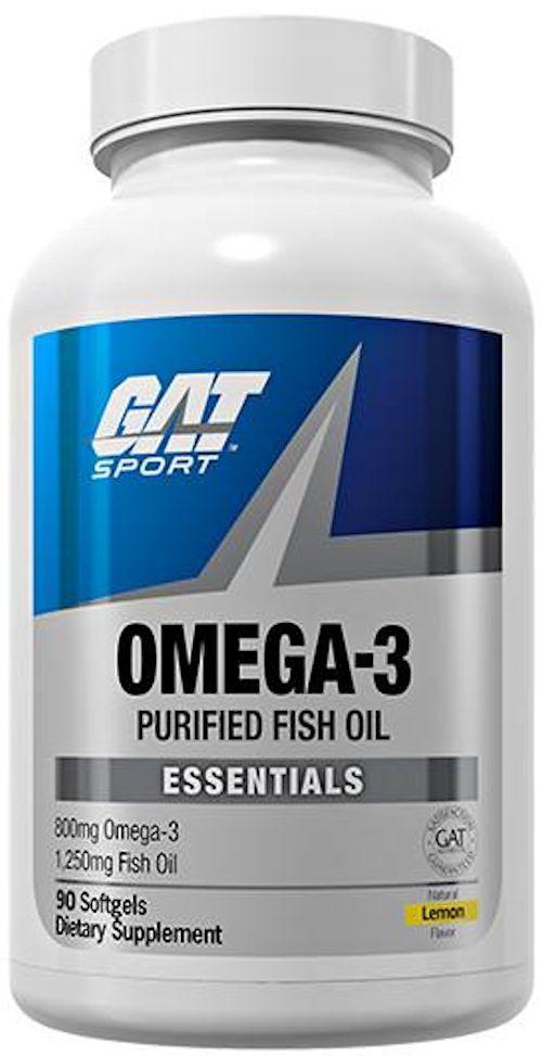 GAT Sports Omega 3 Gat Sports Omega-3 Lemon 90 Softgels