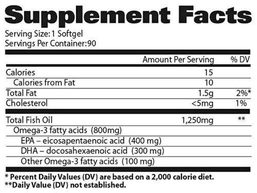 GAT Sports Omega 3 Gat Sports Omega-3 Lemon 90 Softgels