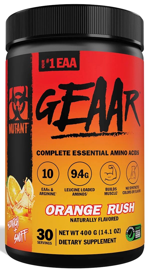 Geaar Mutant orange pop 30 servings