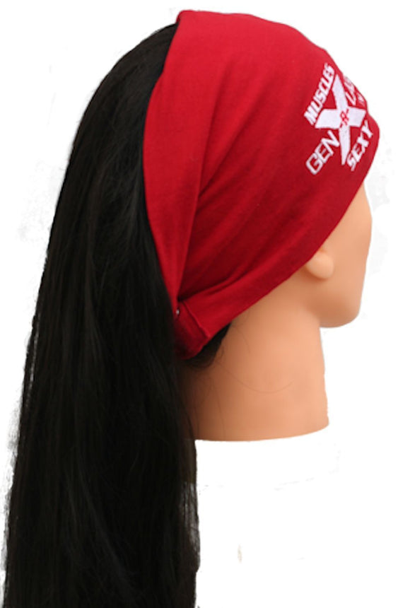 GenXLabs Beannie Red GenXLabs Workout Cotton Hair Beanie red