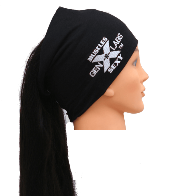 GenXLabs  Beannie Red GenXLabs Workout Cotton Hair Beanie black