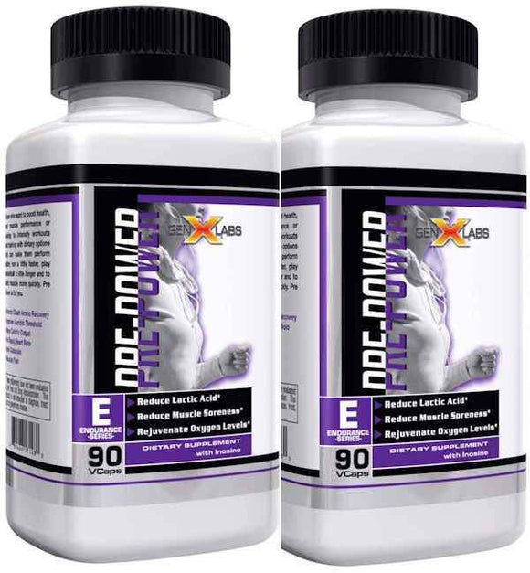 GenXLabs Pre-Power Pre-Workout Caps Double Pak 2