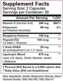 GenXLabs LeanX4 Fat Burner Double Low-Price-Supplements facts