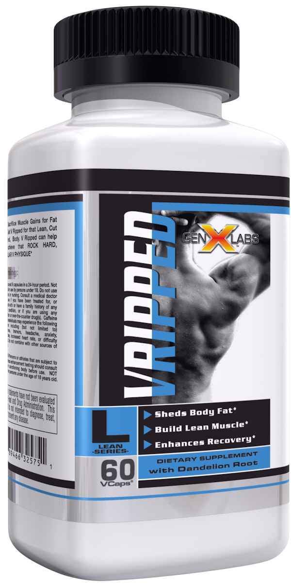 GenXLabs V-Ripped Cutting abs lean muscle