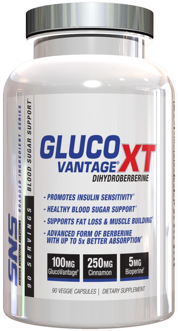 SNS Serious Nutrition Solutions GlucoVantage XT Sugar Support 90ct