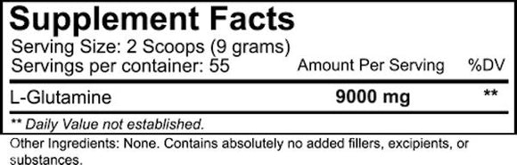 NutraKey Glutamine 500 gms