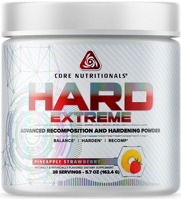 Core Nutritionals Hard Extreme Hardening Powder pre-workouts