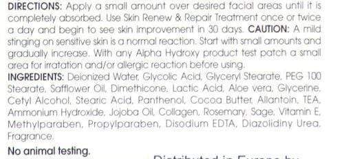 Health & Beauty Alpha Hydroxy Acid Perfect Body Parts Skin Renew and Repair Cream 8oz
