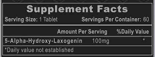 Hi-Tech Pharmaceuticals Laxogenin 100 Hardcore fact