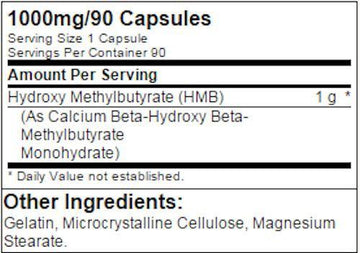 Optimum Nutrition HMB 1000 90 Caps