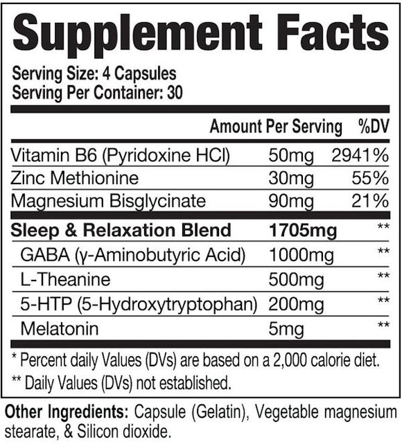 Alpha Prime Supplements Hyper-Nite sleep facts