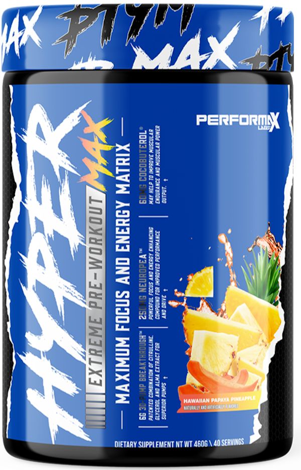 Performax Labs Hypermax Extreme Pre Workout 40 servings mango