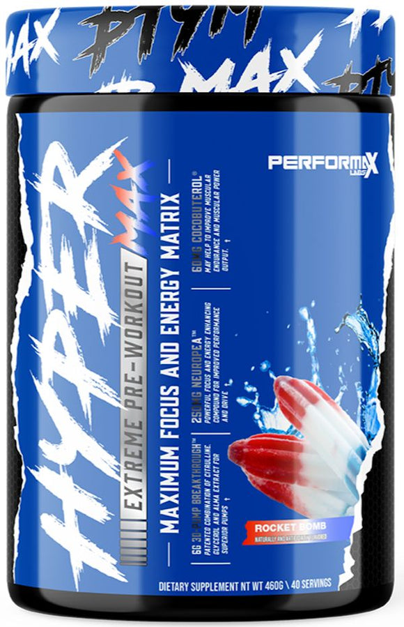 Performax Labs Hypermax Extreme Pre Workout 40 servings rocket 
