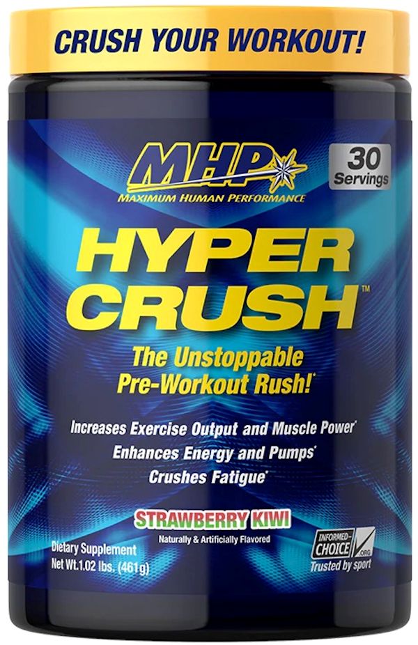 Hyper Crush raspberry MHP Hyper Crush Pre-Workout 30 servings