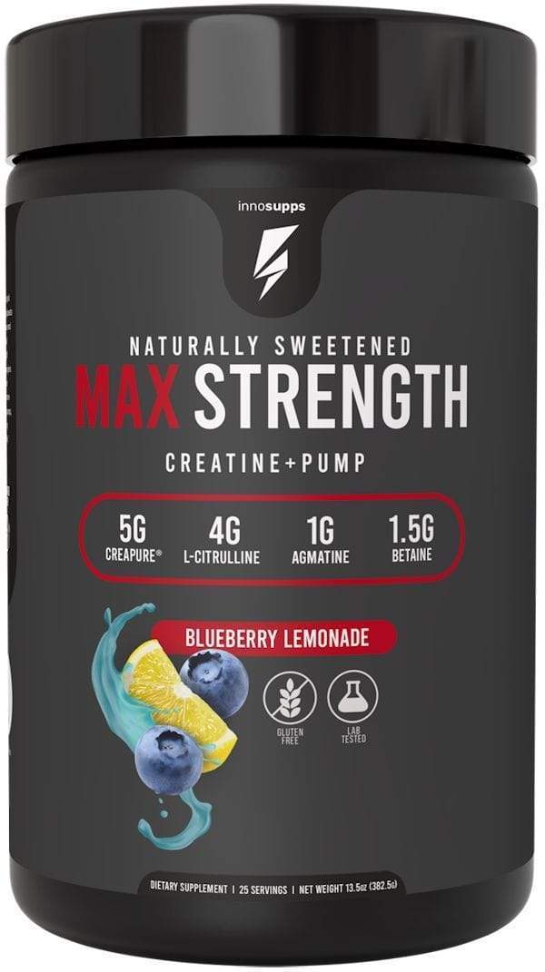 Inno Supps Muscle Pumps Blueberry Lemonade Inno Supps Max Strength 25 servings