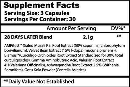 Insane Labz GABA Insane Labz 28 Days Later 90 Caps