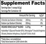 Insane Labz Hydromax Insane Labz Insane Veinz GOLD 30 servings