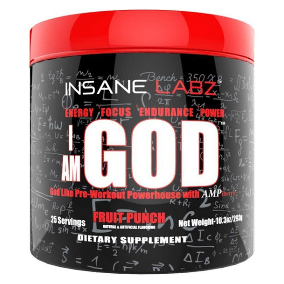 Insane Labz I Am God the best Pre Workout High-Stim 
