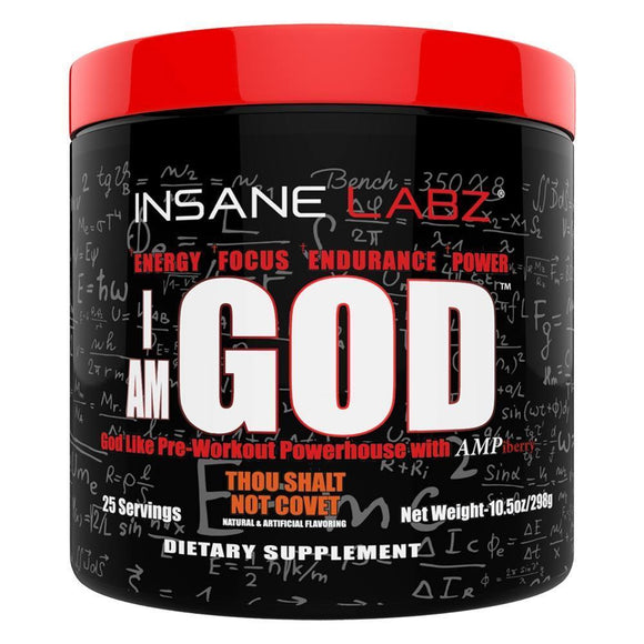 Insane Labz I Am God the best Pre Workout High Stim 