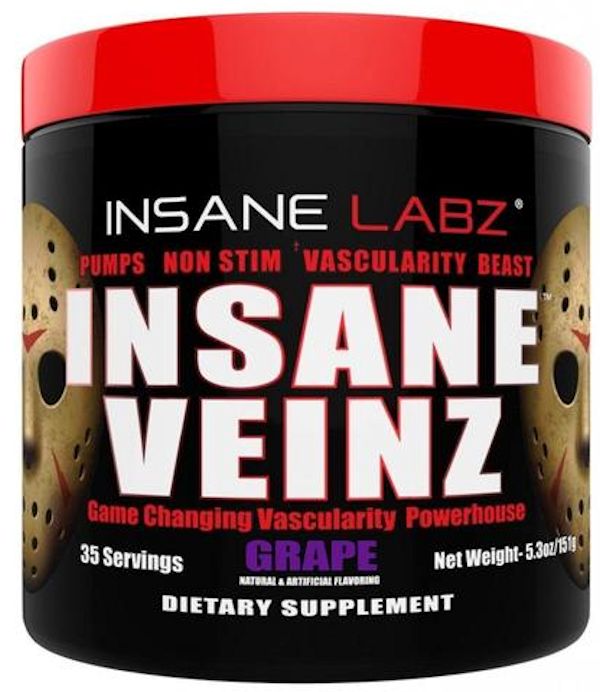 Insane Labz Insane Veinz Non-Stim Pre-workout muscle