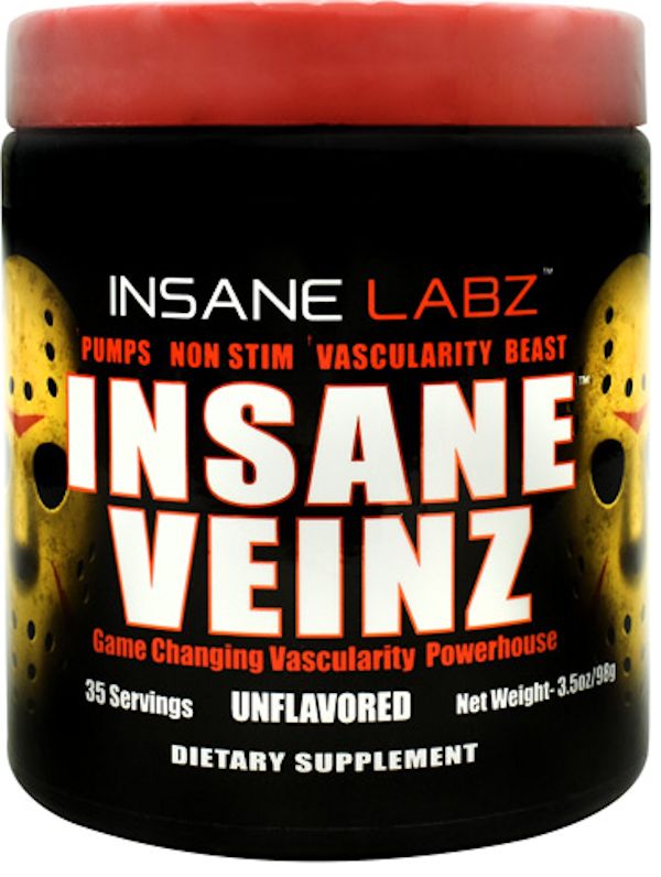 Insane Labz Insane Veinz Non-Stim Pre-workout muscles