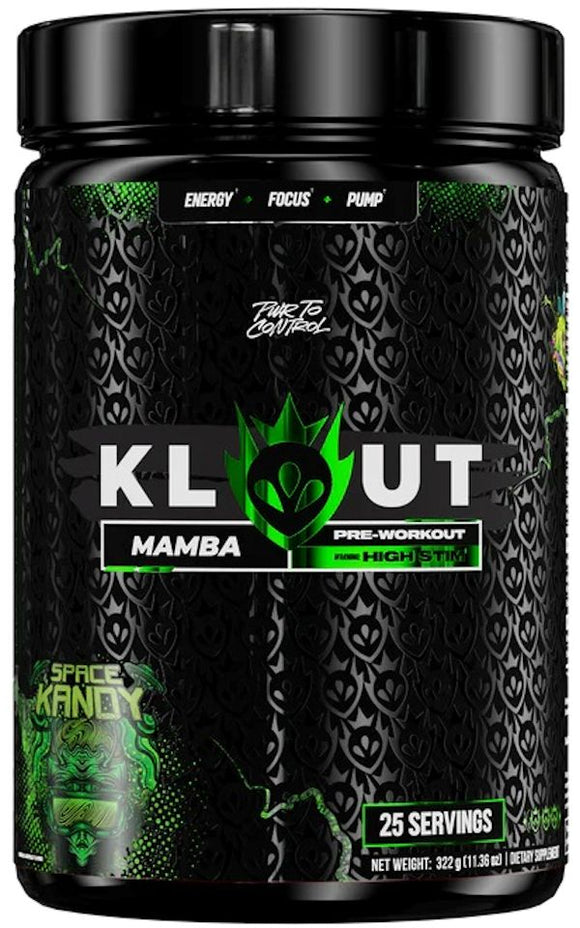Klout Mamba High Stimulant Pre-Workout apple