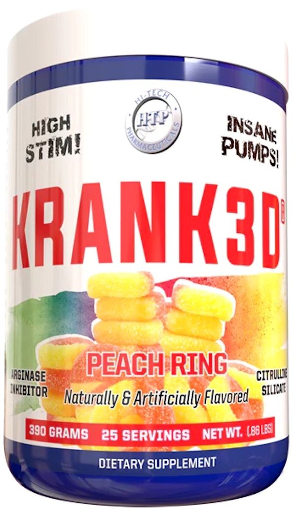 Hi-Tech Pharmaceuticals Krank3d High Stim peach