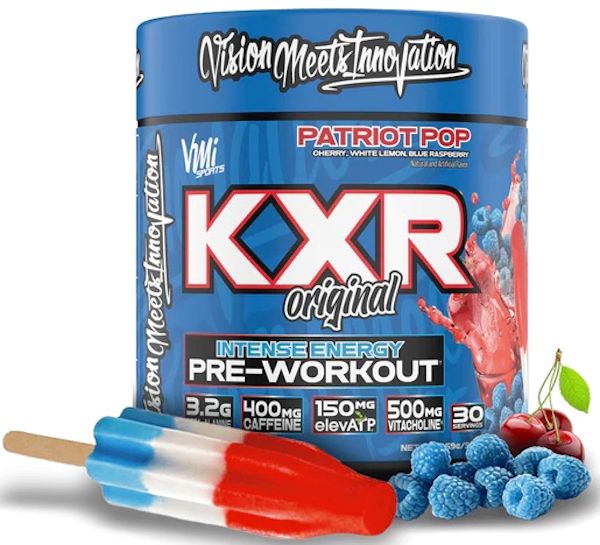 VMI Sports K-XR High Stim Pre-Workout 30 servings pop
