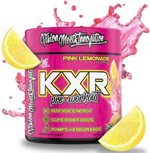 VMI Sports K-XR High Stim Pre-Workout 30 servings pink