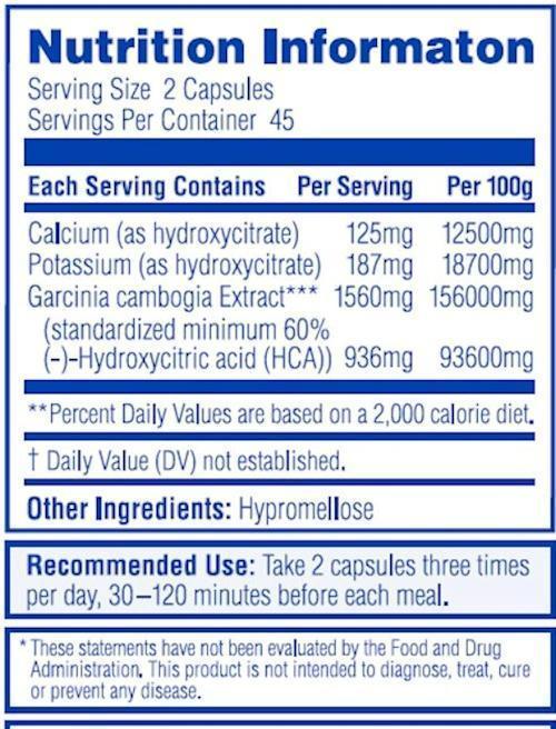 Labrada Weigh Management Labrada Garcinia Cambogia 90 Caps