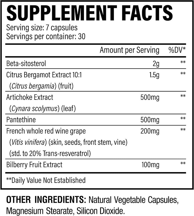 Revive Lipid Support Formula 210 Tabs fact