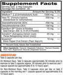 Competitive Edge Labs LipoVantage Stim-Free facts