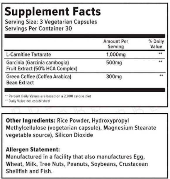 Liv Body Carnitine LIV Body Carnitine + Garcinia 90 veg caps