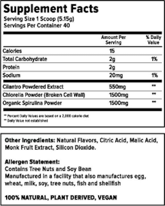 Liv Body DETOX Mango Punch Liv Body Heavy Metal Detox 40 servings