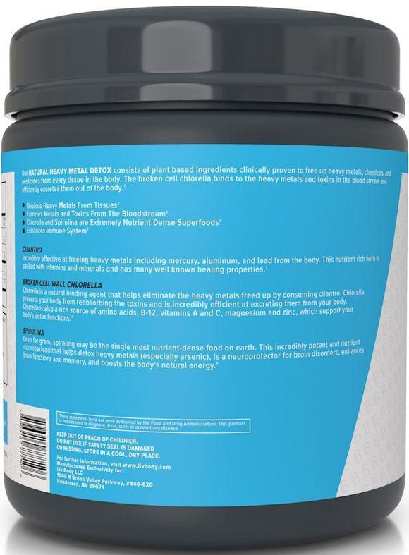 Liv Body DETOX Mango Punch Liv Body Heavy Metal Detox 40 servings